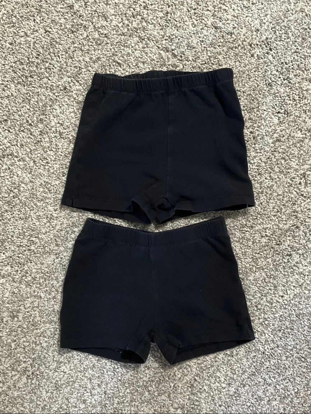 The Children's Place Black Kids Stretch Cotton Shorts - Set of 2